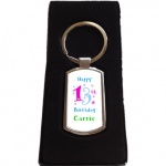 Personalised Fun Birthday Keyring